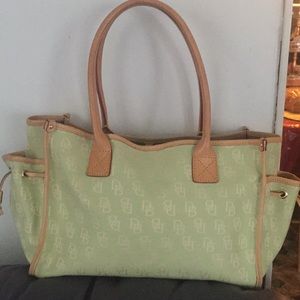 Dooney & Bourke Authentic Signature Mint Tote